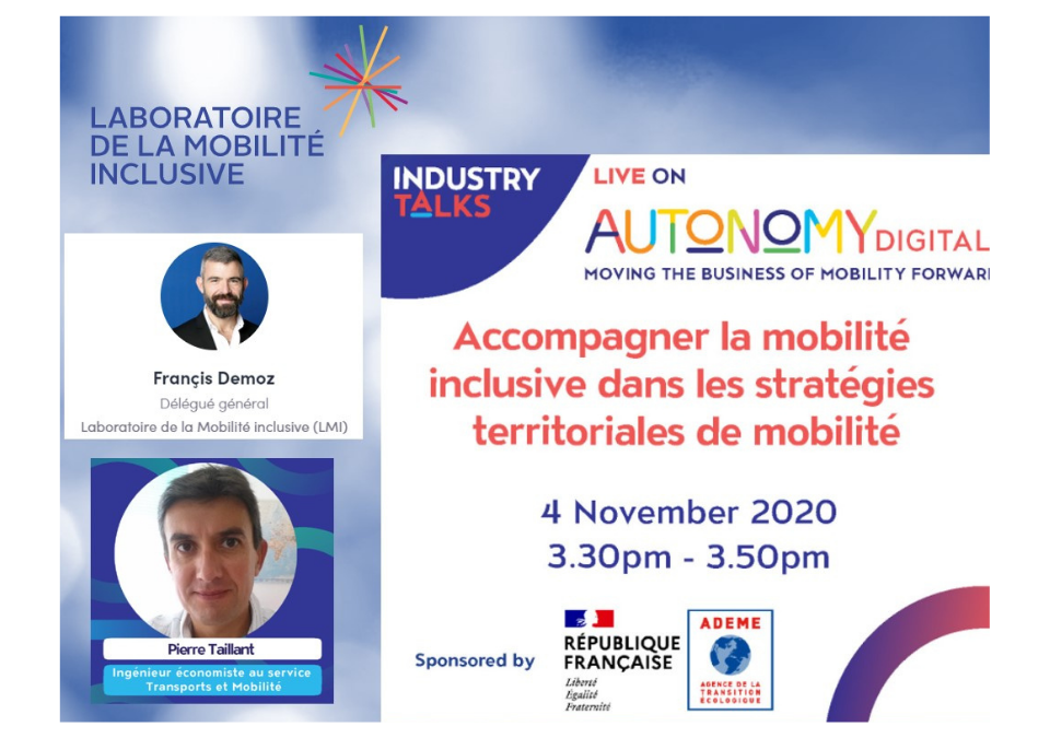 RDV – 4 nov – Accompagner la mobilité inclusive dans les stratégies territoriales de mobilité