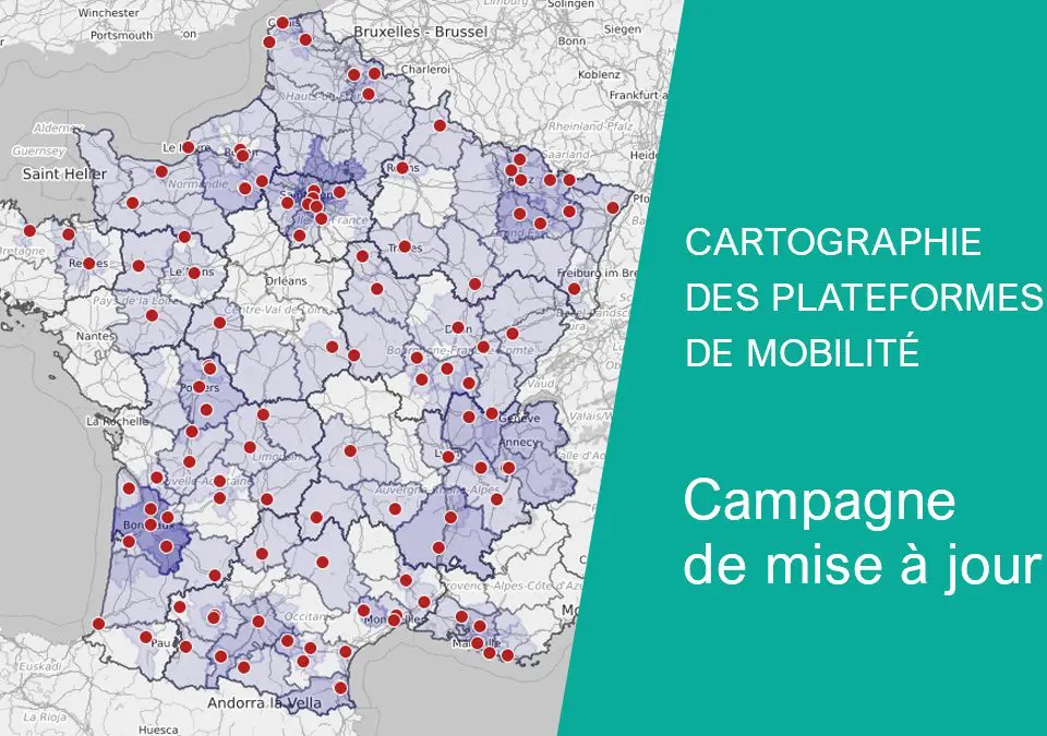 Campagne de mise à jour de la cartographie des plateformes de mobilité – jusqu’au 07 décembre 2020