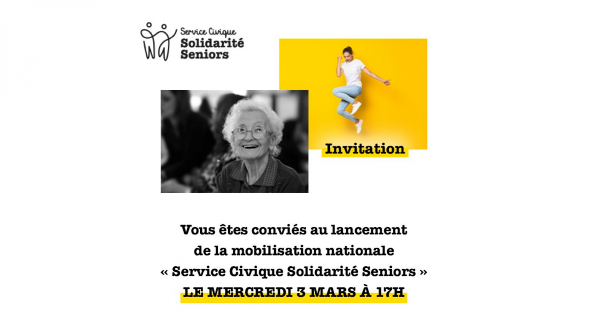 Lancement du Service Civique Solidarité Seniors