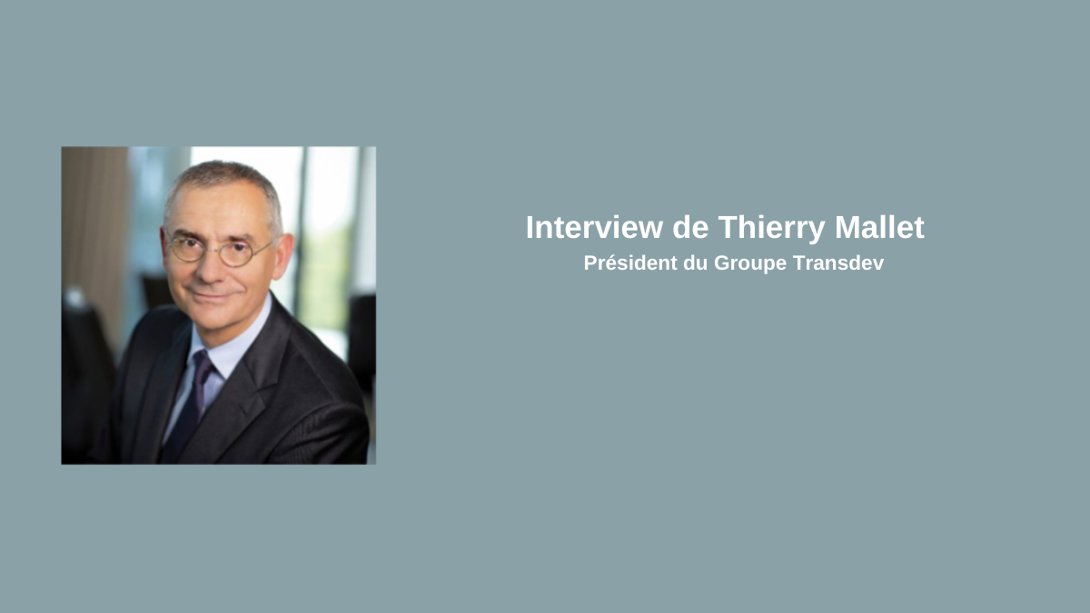 « Nous devons développer une mobilité plus durable, plus sobre et plus inclusive » – Interview de Thierry Mallet