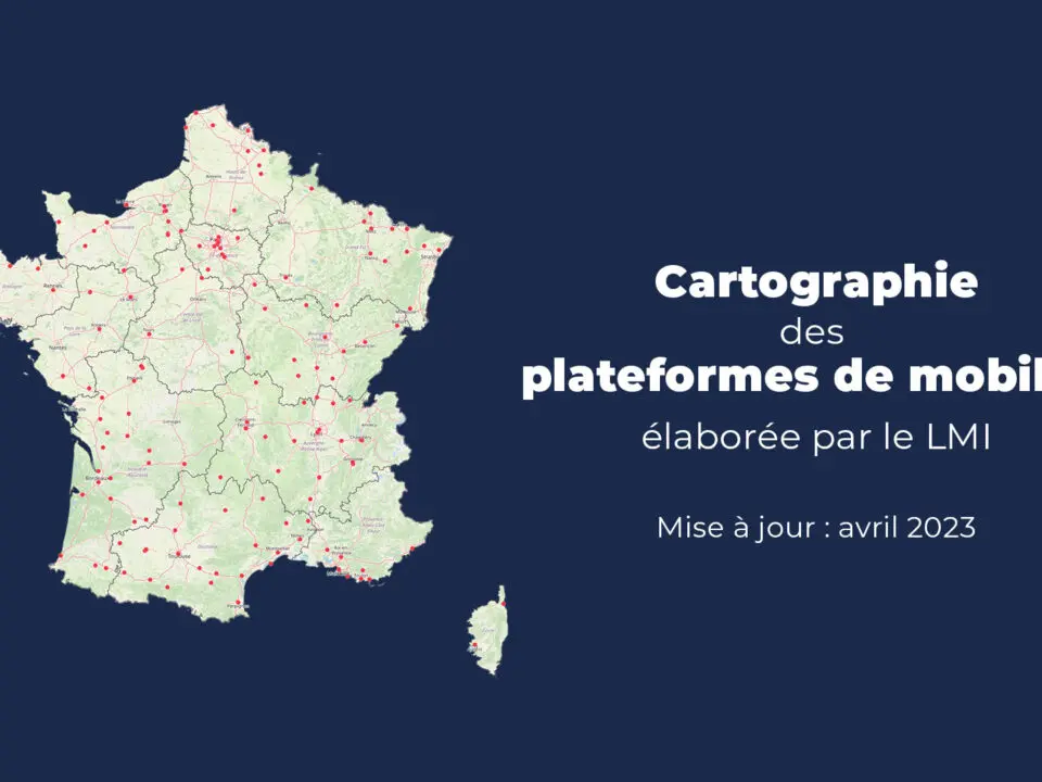 Le LMI publie sa nouvelle cartographie des platefomes de mobilité [avril 2023]