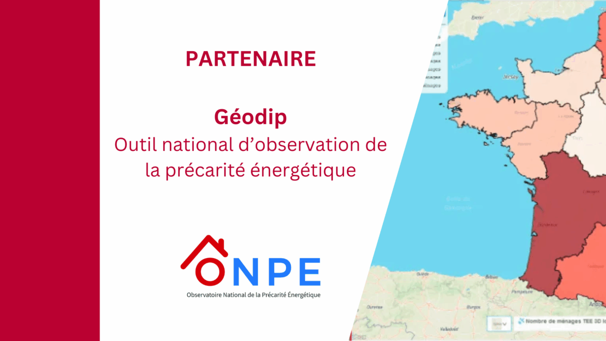 [Partenaire] Géodip, l’outil national d’observation de la précarité énergétique