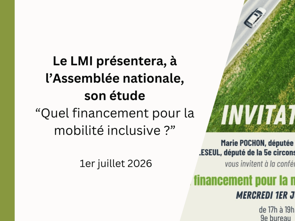 Le financement de la mobilité inclusive au cœur d’une conférence-débat à l’Assemblée nationale Le financement de la mobilité inclusive au cœur d’une conférence-débat à l’Assemblée nationale