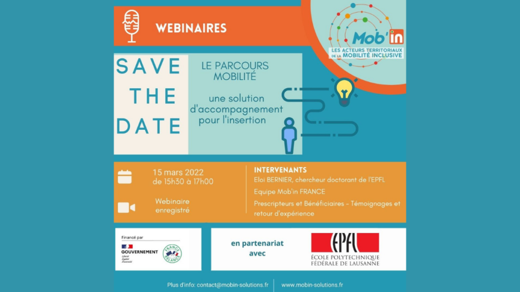 Parcours mobilité - inscription au webinaire Mob'in du 15 mars