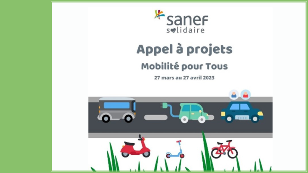 [Partenaire] Appel à projets Sanef solidaire « Mobilité pour Tous »