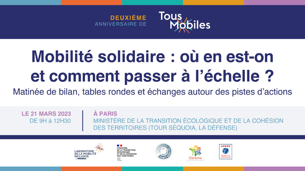 [REPLAY] Deuxième anniversaire de Tous Mobiles - Où en est-on et comment passer à l'échelle ?