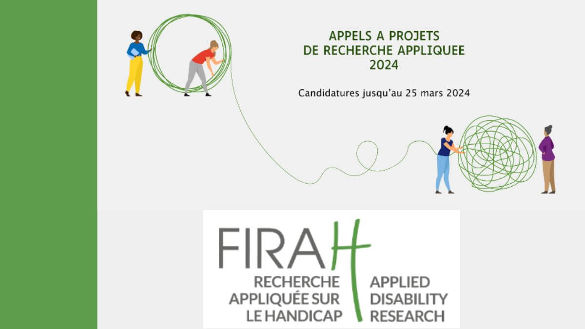 La FIRAH lance ses appels à projets 2024 liés au handicap.